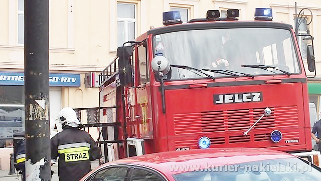 Pożar mieszkania na Rynku w Nakle nad Notecią