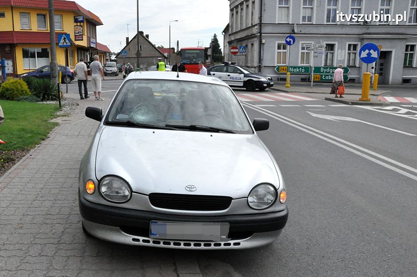 Dwa zdarzenia drogowej w gminie Szubin