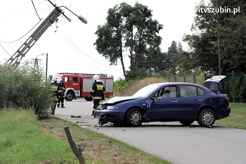 Dwa zdarzenia drogowej w gminie Szubin