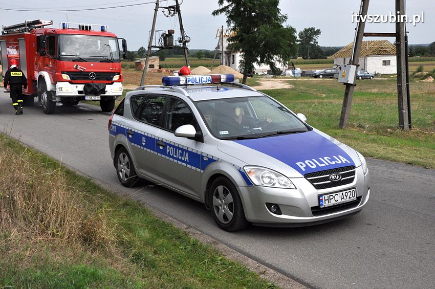 Dwa zdarzenia drogowej w gminie Szubin