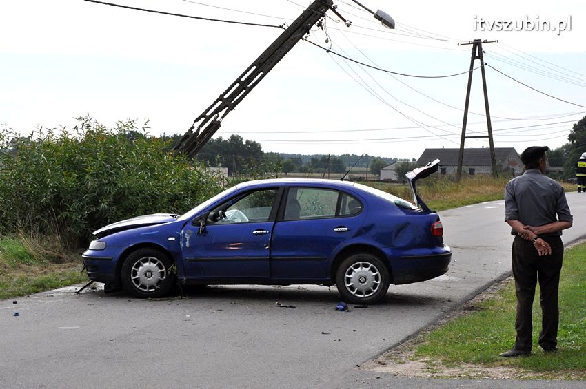 Dwa zdarzenia drogowej w gminie Szubin