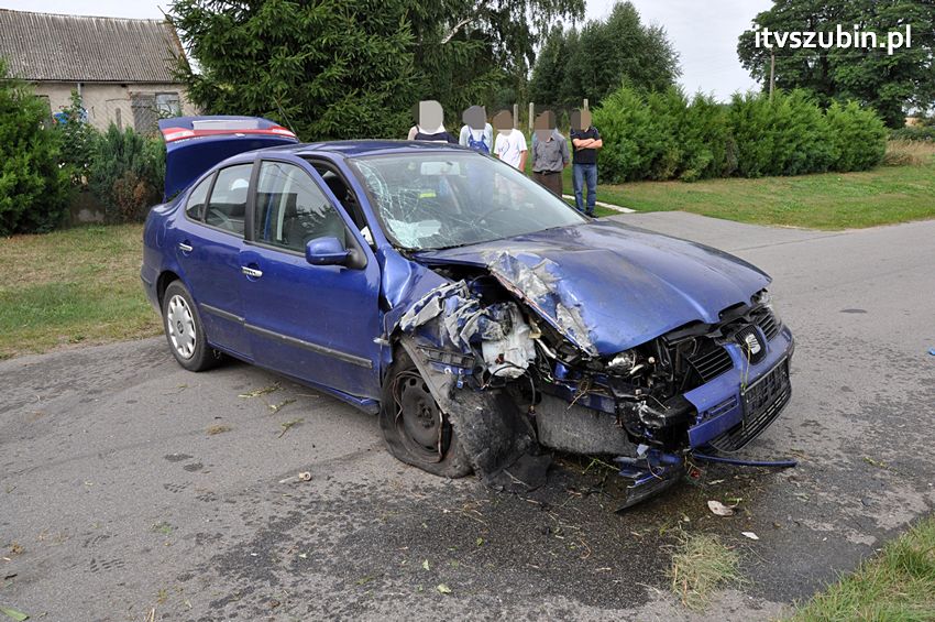 Dwa zdarzenia drogowej w gminie Szubin