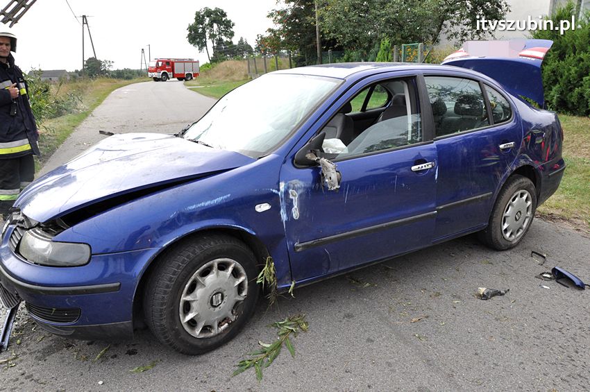 Dwa zdarzenia drogowej w gminie Szubin