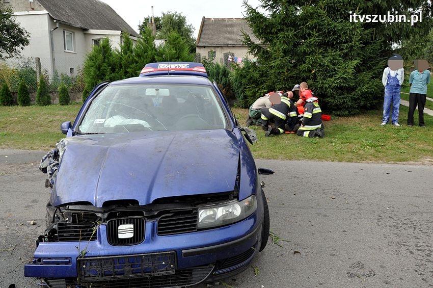 Dwa zdarzenia drogowej w gminie Szubin