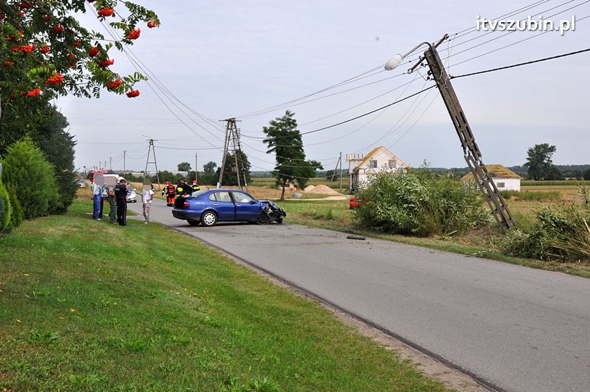 Dwa zdarzenia drogowej w gminie Szubin