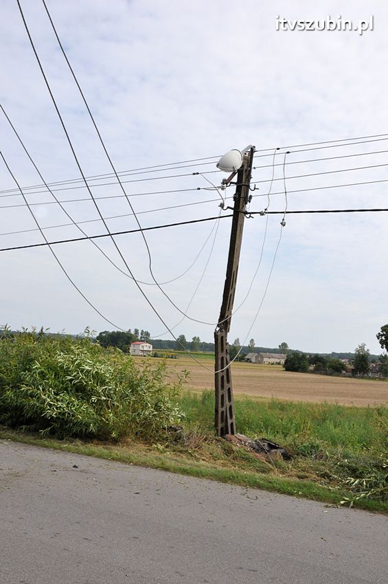 Dwa zdarzenia drogowej w gminie Szubin