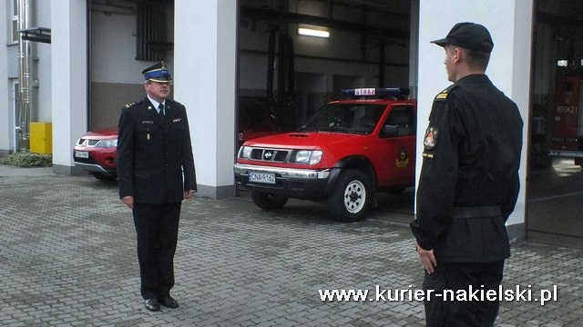 Ślubowanie nowo przyjętych do służby w KP PSP