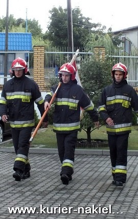 Ślubowanie nowo przyjętych do służby w KP PSP