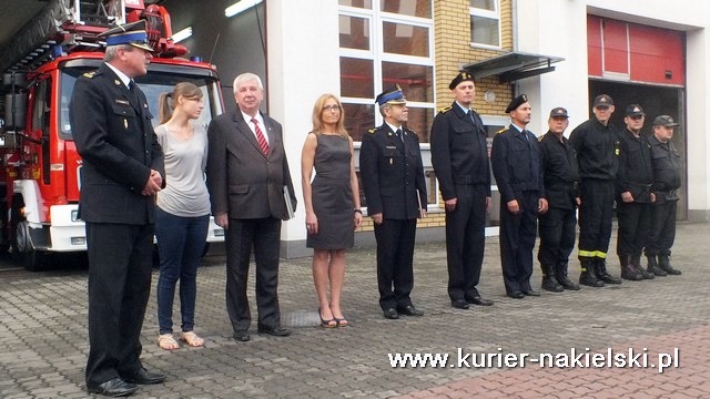 Ślubowanie nowo przyjętych do służby w KP PSP