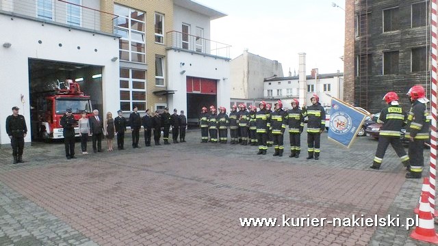 Ślubowanie nowo przyjętych do służby w KP PSP