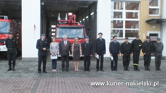 Ślubowanie nowo przyjętych do służby w KP PSP