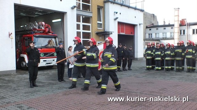Ślubowanie nowo przyjętych do służby w KP PSP