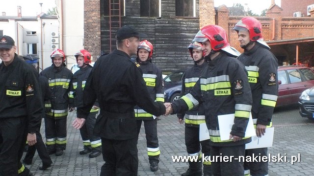 Ślubowanie nowo przyjętych do służby w KP PSP