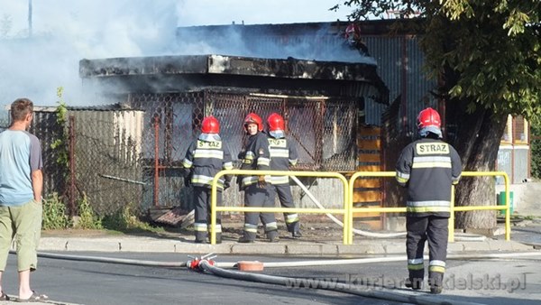 Ranny pożar przy ul. Armii Krajowej w Nakle nad Notecią