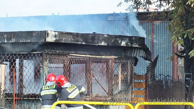 Ranny pożar przy ul. Armii Krajowej w Nakle nad Notecią