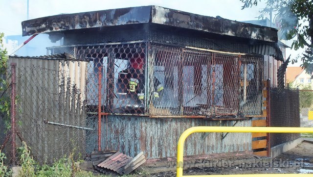 Ranny pożar przy ul. Armii Krajowej w Nakle nad Notecią