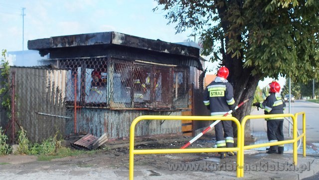 Ranny pożar przy ul. Armii Krajowej w Nakle nad Notecią