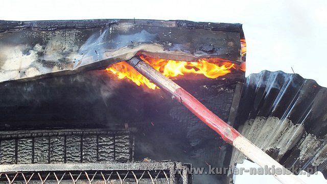 Ranny pożar przy ul. Armii Krajowej w Nakle nad Notecią