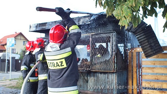 Ranny pożar przy ul. Armii Krajowej w Nakle nad Notecią