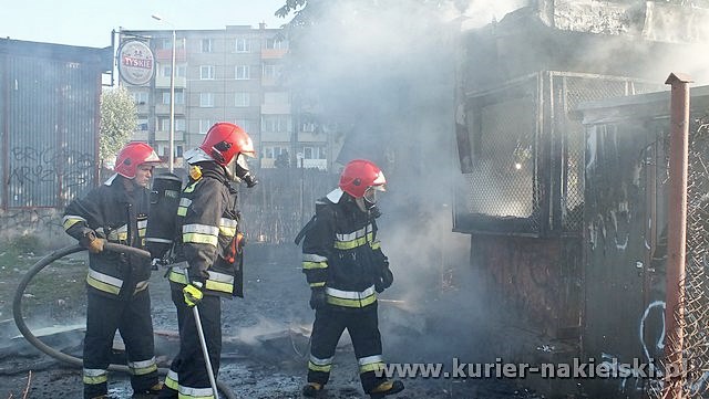 Ranny pożar przy ul. Armii Krajowej w Nakle nad Notecią