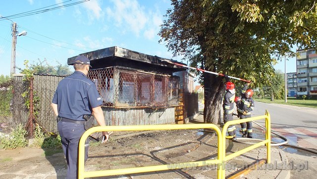 Ranny pożar przy ul. Armii Krajowej w Nakle nad Notecią