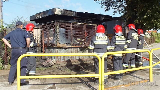 Ranny pożar przy ul. Armii Krajowej w Nakle nad Notecią