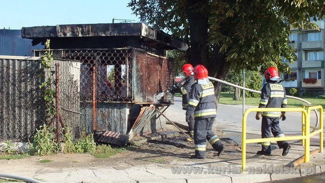 Ranny pożar przy ul. Armii Krajowej w Nakle nad Notecią