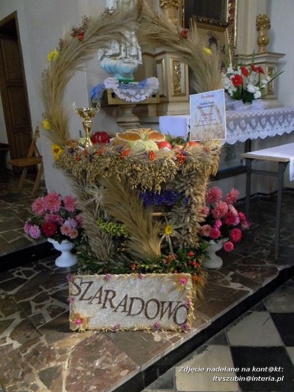 Dożynki parafialne w Szaradowie