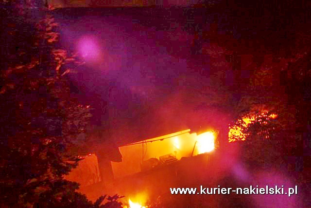 Pożar hali produkcyjnej w Nakle nad Notecią