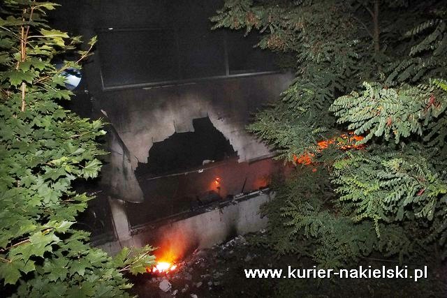 Pożar hali produkcyjnej w Nakle nad Notecią