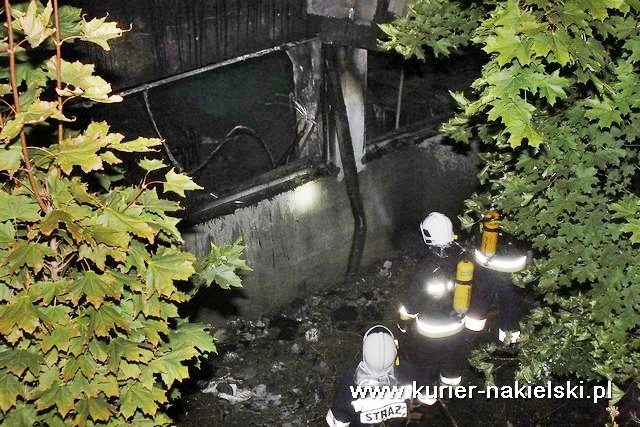 Pożar hali produkcyjnej w Nakle nad Notecią