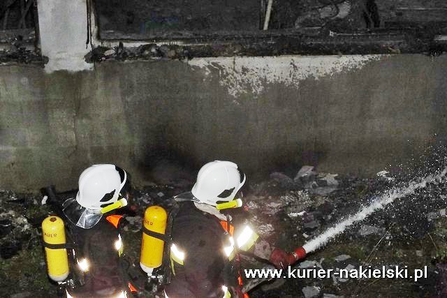 Pożar hali produkcyjnej w Nakle nad Notecią