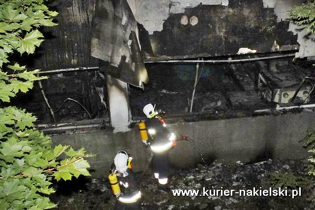 Pożar hali produkcyjnej w Nakle nad Notecią