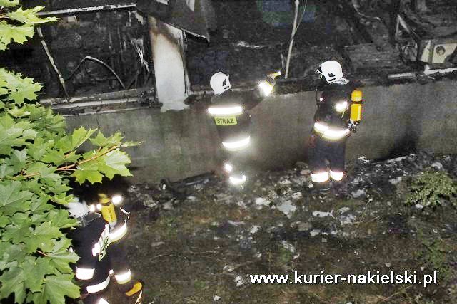 Pożar hali produkcyjnej w Nakle nad Notecią