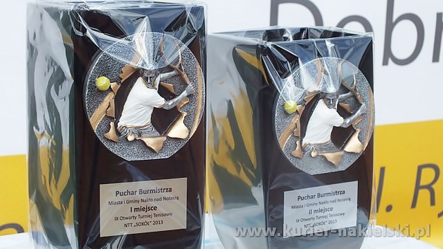 Przemek Zieliński drugi podczas IX Turnieju Tenisowy o Puchar Burmistrza Nakła nad Notecią