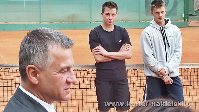 Przemek Zieliński drugi podczas IX Turnieju Tenisowy o Puchar Burmistrza Nakła nad Notecią