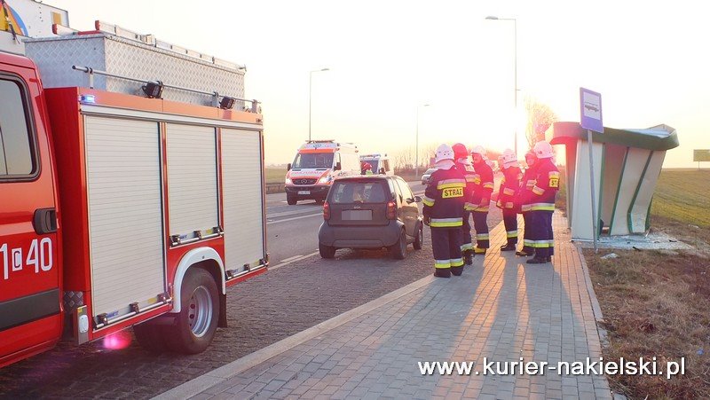 Wypadek w Śmielinie