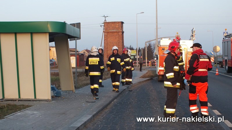 Wypadek w Śmielinie