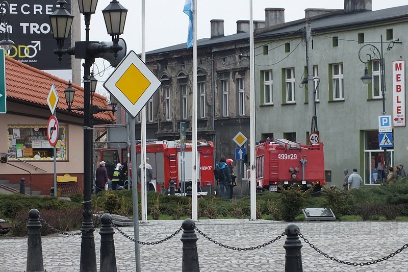 Zawalił się strop nad pomieszczeniem pustostanu