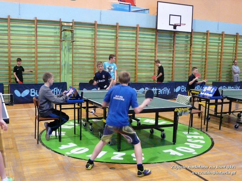 Indywidualne Mistrzostwa Powiatu w Tenisie Stołowym szkół podstawowych i gimnazjum