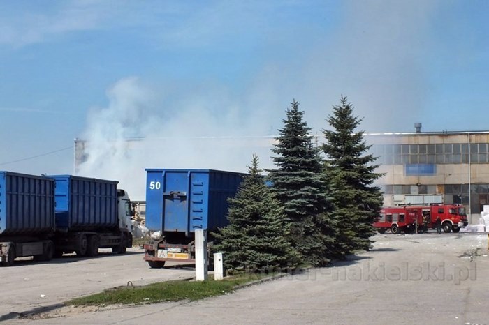 Pożar w dzielnicy przemysłowej Paterka