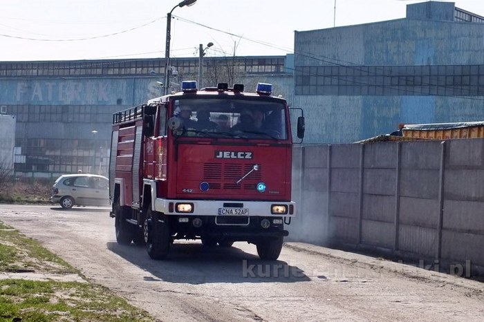 Pożar w dzielnicy przemysłowej Paterka