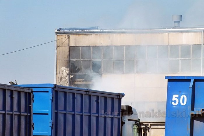 Pożar w dzielnicy przemysłowej Paterka