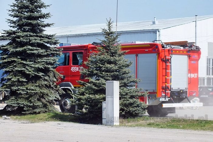 Pożar w dzielnicy przemysłowej Paterka