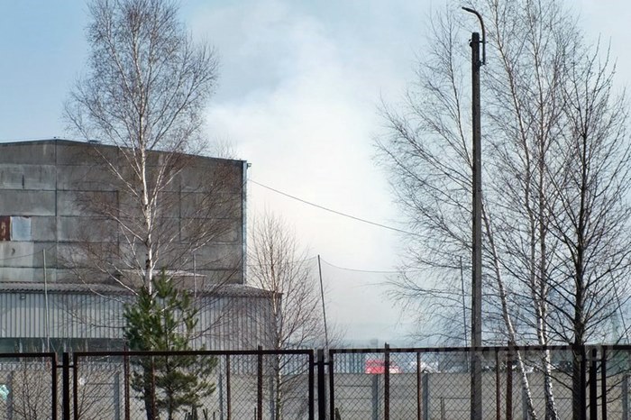 Pożar w dzielnicy przemysłowej Paterka