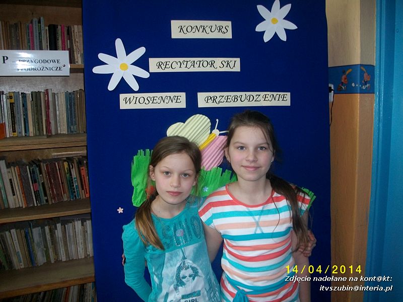Konkurs Recytatorski ?Wiosenne Przebudzenie? w bibliotece szkolnej w Kowalewie