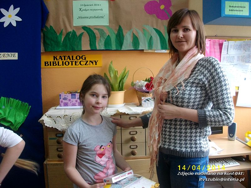 Konkurs Recytatorski ?Wiosenne Przebudzenie? w bibliotece szkolnej w Kowalewie