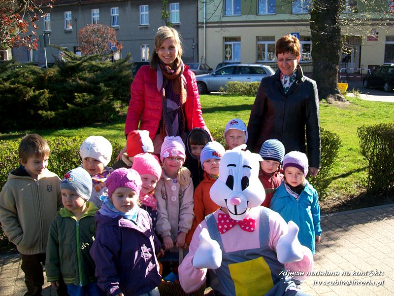 Wizyta Zająca w Samorządowym Przedszkolu nr 3