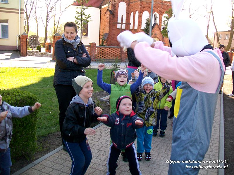 Wizyta Zająca w Samorządowym Przedszkolu nr 3