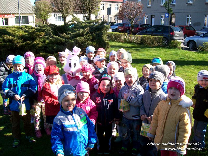 Wizyta Zająca w Samorządowym Przedszkolu nr 3